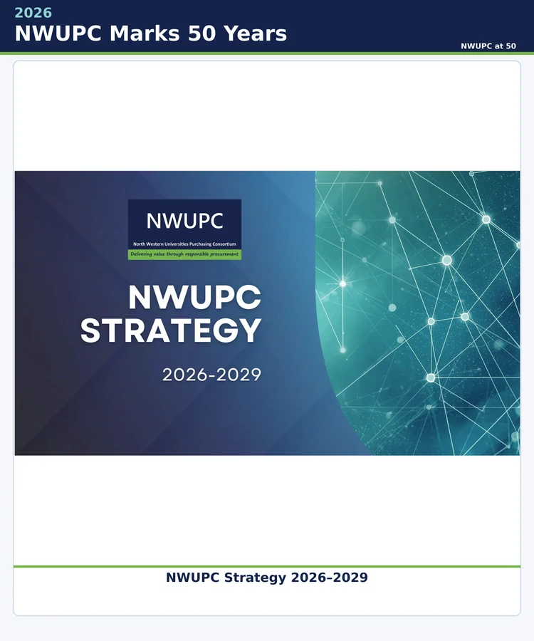 Cover of the NWUPC Strategy 2026–2029